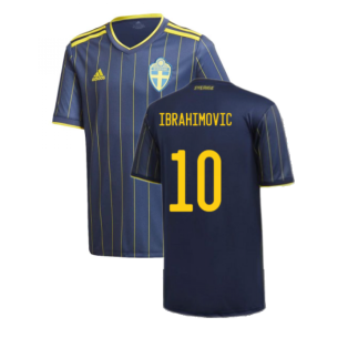 2020-2021 Sweden Away Shirt (Kids) (IBRAHIMOVIC 10)