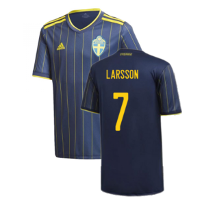 2020-2021 Sweden Away Shirt (Kids) (LARSSON 7)