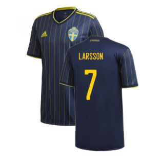 2020-2021 Sweden Away Shirt (LARSSON 7)