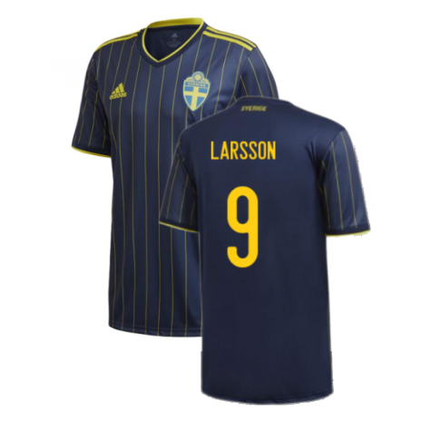 2020-2021 Sweden Away Shirt (LARSSON 9)