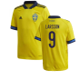 2020-2021 Sweden Home Adidas Football Shirt (Kids) (LARSSON 9)