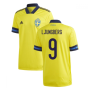 2020-2021 Sweden Home Adidas Football Shirt (LJUNGBERG 9)
