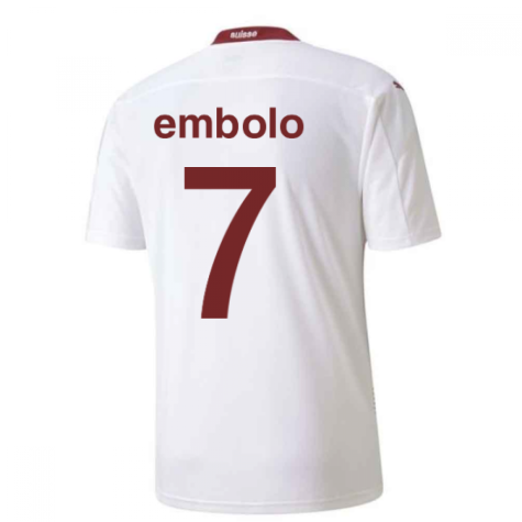 2020-2021 Switzerland Away Puma Football Shirt (EMBOLO 7)