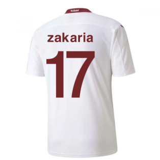 2020-2021 Switzerland Away Puma Football Shirt (ZAKARIA 17)