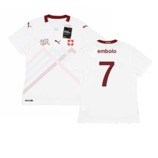 2020-2021 Switzerland Away Shirt (Womens) (EMBOLO 7)
