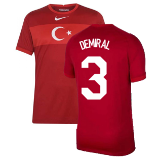 2020-2021 Turkey Away Nike Football Shirt (DEMIRAL 3)