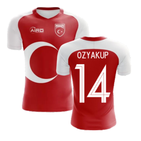 2023-2024 Turkey Home Concept Football Shirt (Ozyakup 14) - Kids