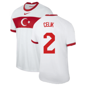 2020-2021 Turkey Home Nike Football Shirt (CELIK 2)