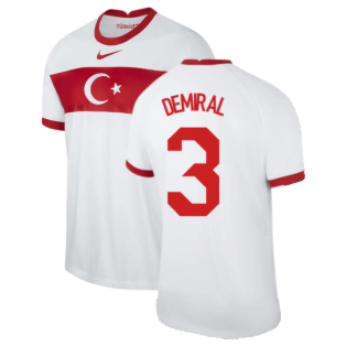 2020-2021 Turkey Home Nike Football Shirt (DEMIRAL 3)