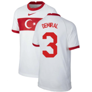 2020-2021 Turkey Home Nike Football Shirt (Kids) (DEMIRAL 3)