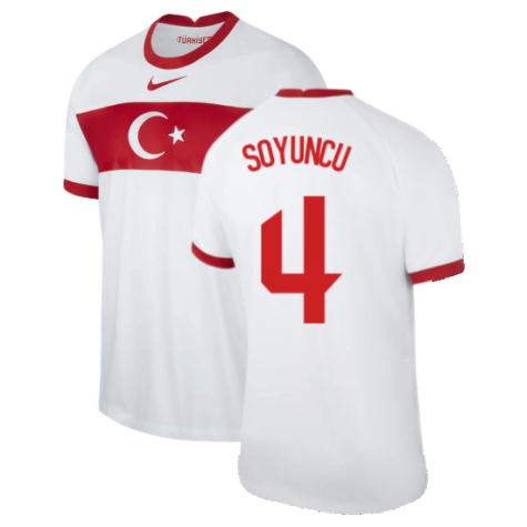 2020-2021 Turkey Home Nike Football Shirt (SOYUNCU 4)