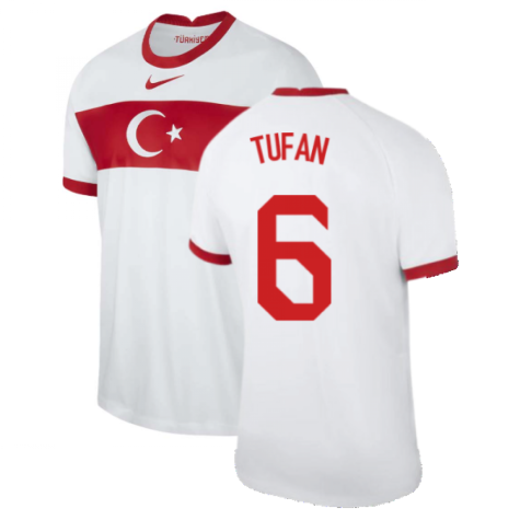 2020-2021 Turkey Home Nike Football Shirt (TUFAN 6)