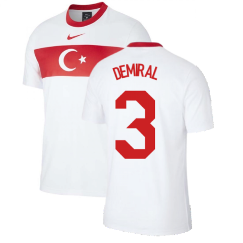 2020-2021 Turkey Supporters Home Shirt (DEMIRAL 3)