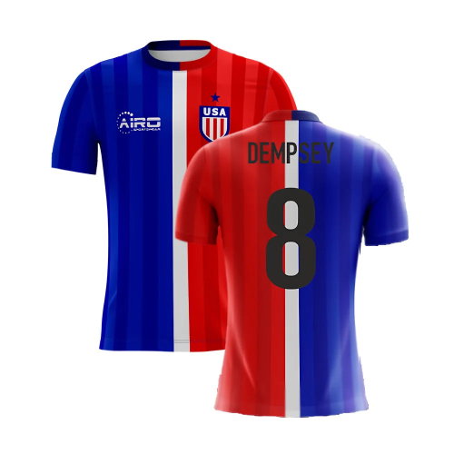2025-2026 USA Airo Concept Away Shirt (Dempsey 8) - Kids