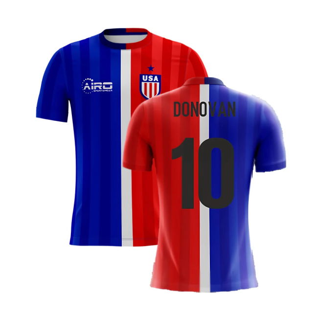 2025-2026 USA Airo Concept Away Shirt (Donovan 10) - Kids