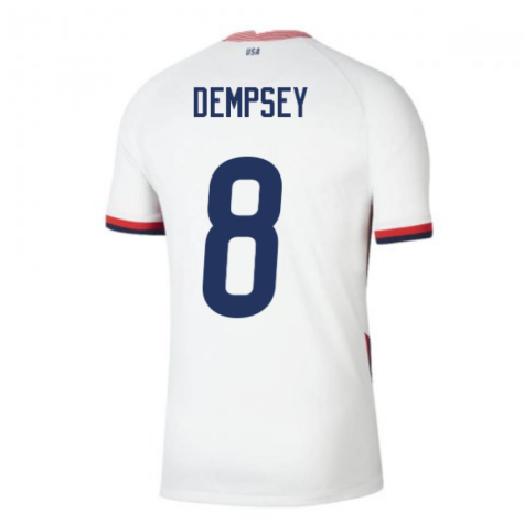 2020-2021 USA Home Football Shirt (DEMPSEY 8)