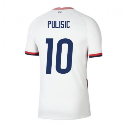 2020-2021 USA Home Football Shirt (PULISIC 10)