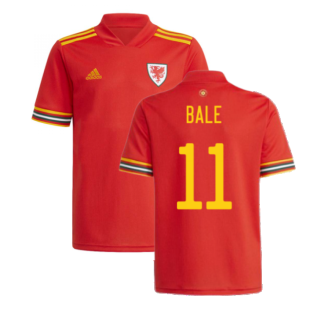 2020-2021 Wales Home Adidas Football Shirt (BALE 11)