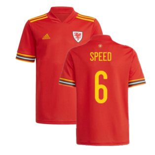 2020-2021 Wales Home Adidas Football Shirt (SPEED 6)