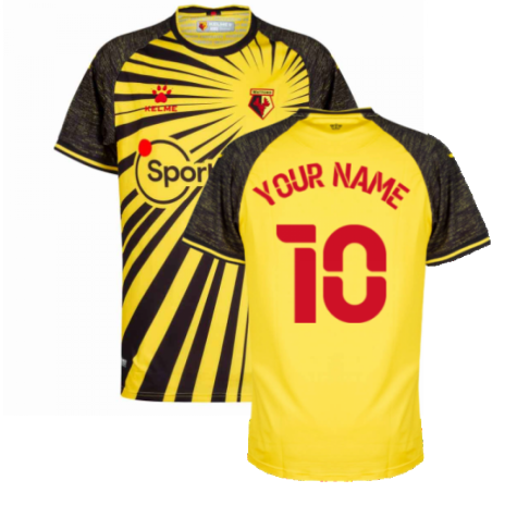 2020-2021 Watford Home Shirt (Your Name)