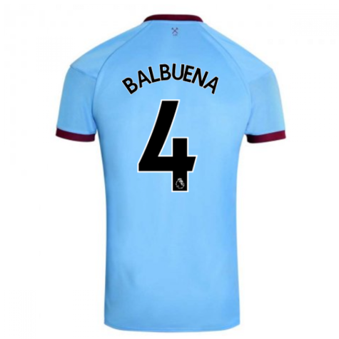 2020-2021 West Ham Away Football Shirt (BALBUENA 4)