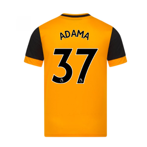 2020-2021 Wolves Home Football Shirt (ADAMA 37)