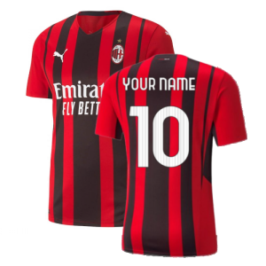 2021-2022 AC Milan Authentic Home Shirt