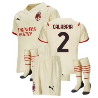 2021-2022 AC Milan Away Mini Kit (CALABRIA 2)