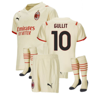 2021-2022 AC Milan Away Mini Kit (GULLIT 10)