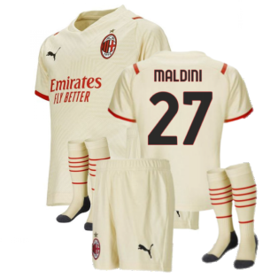 2021-2022 AC Milan Away Mini Kit (MALDINI 27)