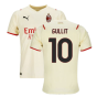 2021-2022 AC Milan Away Shirt (GULLIT 10)