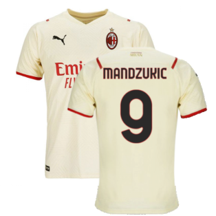 2021-2022 AC Milan Away Shirt (Kids) (MANDZUKIC 9)