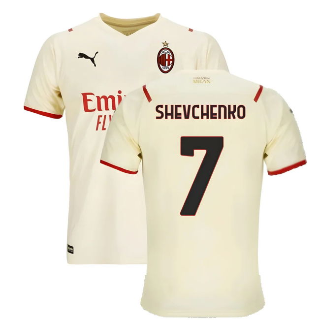 2021-2022 AC Milan Away Shirt (Kids) (SHEVCHENKO 7)