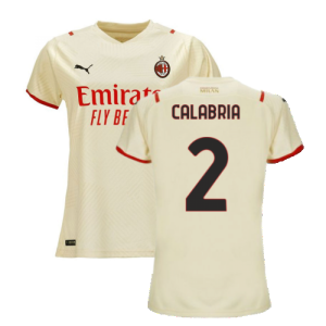 2021-2022 AC Milan Away Shirt (Ladies) (CALABRIA 2)