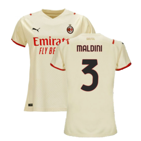 2021-2022 AC Milan Away Shirt (Ladies) (MALDINI 3)