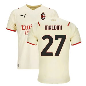 2021-2022 AC Milan Away Shirt (MALDINI 27)