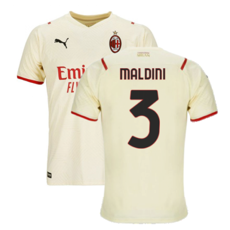 2021-2022 AC Milan Away Shirt (MALDINI 3)