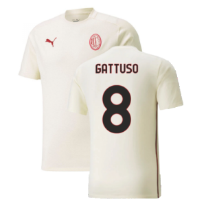 2021-2022 AC Milan Casuals Tee (Afterglow) (GATTUSO 8)