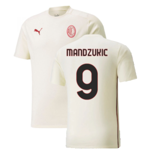 2021-2022 AC Milan Casuals Tee (Afterglow) (MANDZUKIC 9)