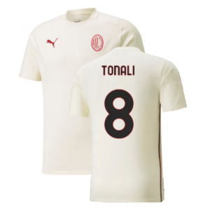2021-2022 AC Milan Casuals Tee (Afterglow) (TONALI 8)