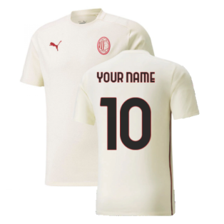 2021-2022 AC Milan Casuals Tee (Afterglow) (Your Name)