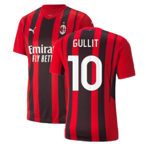 2021-2022 AC Milan Home Shirt (GULLIT 10)