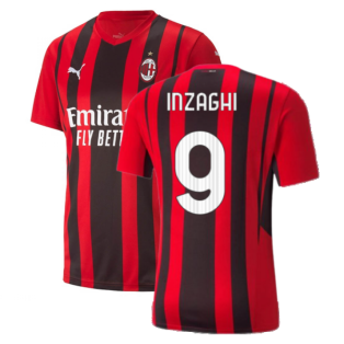 2021-2022 AC Milan Home Shirt (INZAGHI 9)