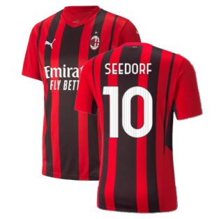 2021-2022 AC Milan Home Shirt (Kids) (SEEDORF 10)