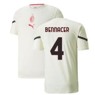 2021-2022 AC Milan Pre-Match Jersey (Afterglow) (BENNACER 4)