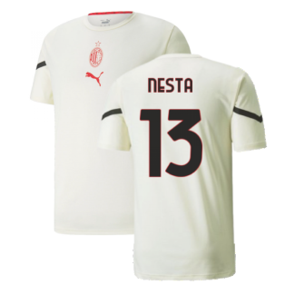 2021-2022 AC Milan Pre-Match Jersey (Afterglow) (NESTA 13)
