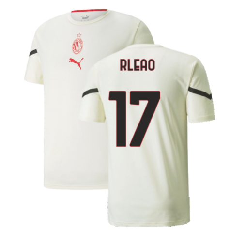 2021-2022 AC Milan Pre-Match Jersey (Afterglow) (R LEAO 17)