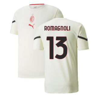 2021-2022 AC Milan Pre-Match Jersey (Afterglow) (ROMAGNOLI 13)