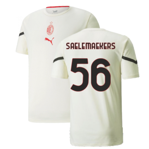 2021-2022 AC Milan Pre-Match Jersey (Afterglow) (SAELEMAEKERS 56)