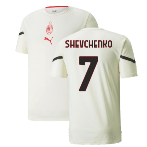 2021-2022 AC Milan Pre-Match Jersey (Afterglow) (SHEVCHENKO 7)
